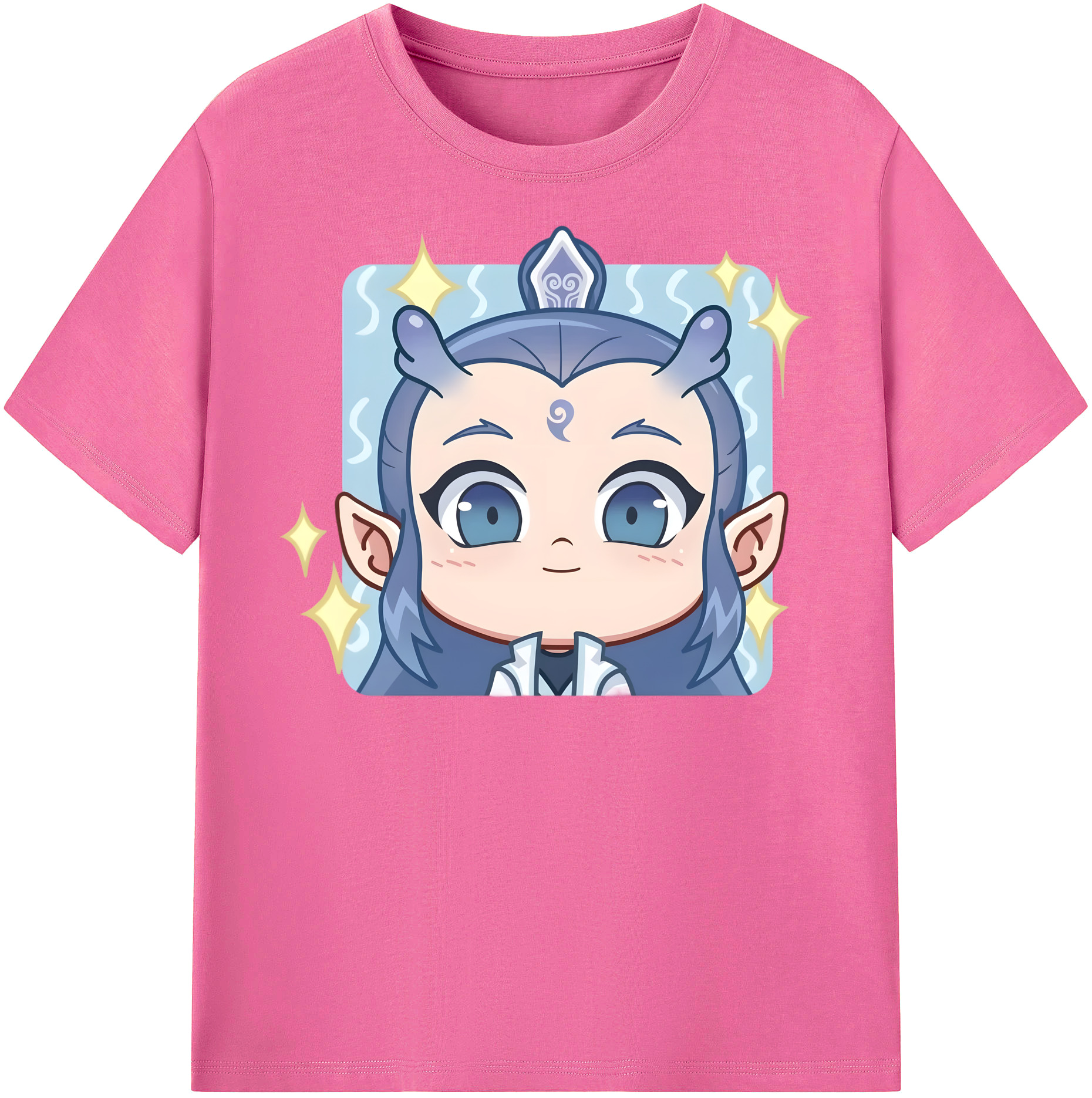 （画像用） Ne Zha 2 ナタ 魔童の大暴れ レディースカジュアルプリントTシャツ（綿100％）